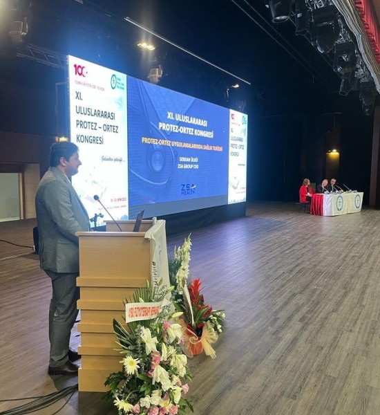CEO Serkan Ülkü XI. Contributed to the International Prosthesis-Orthosis Congress