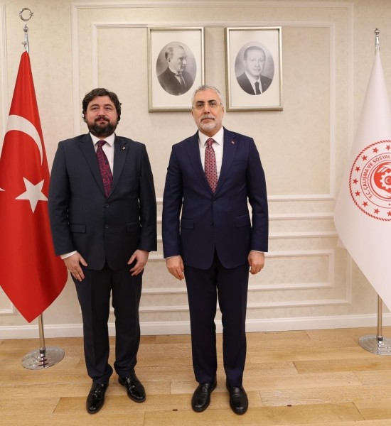 Visit from our Chairman of the Board Serkan Ülkü to our Minister Vedat Işıkhan